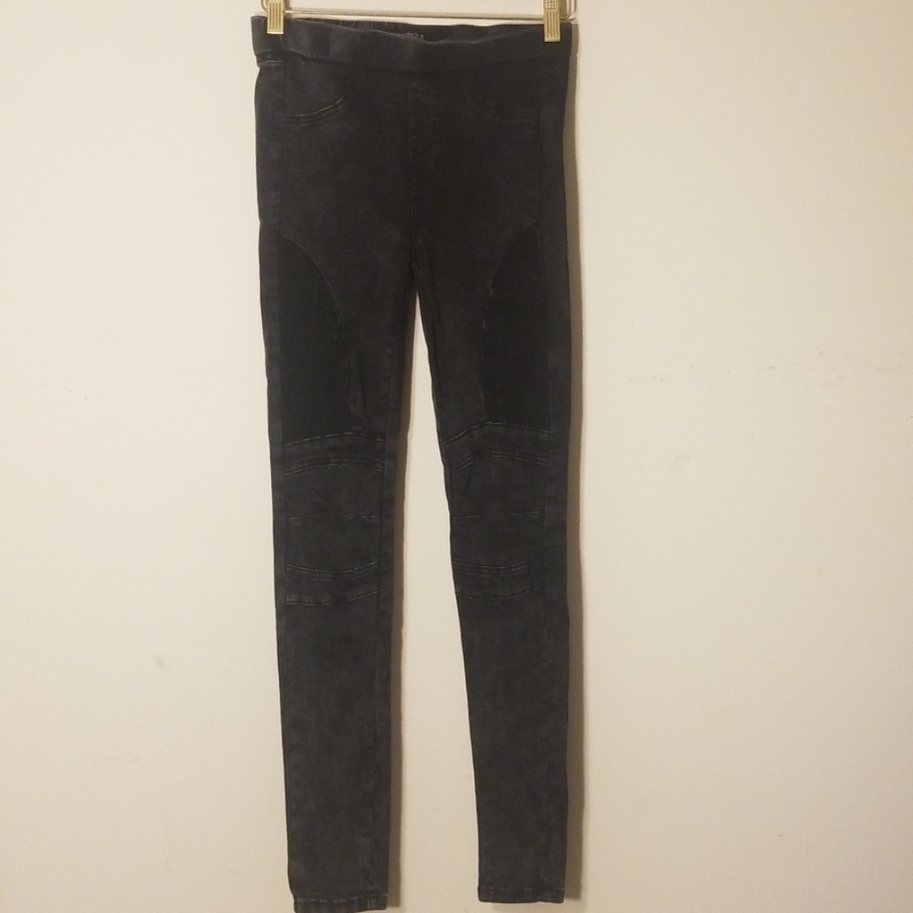 Black moto Skinny jeans